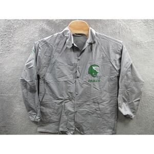 Vintage PHILADELPHIA EAGLES Men's Medium JOVAN MUSK Sponsored Vinyl Rain Jacket